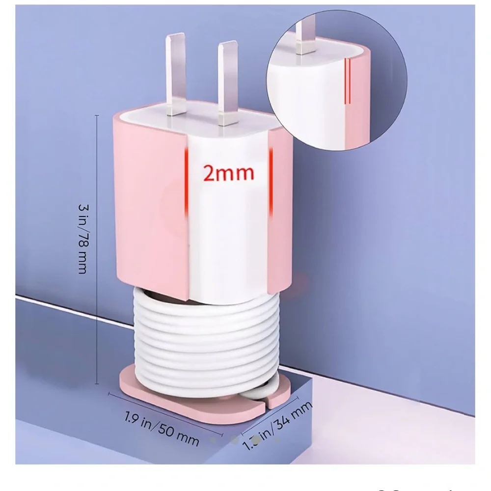 NIB Silicon Power Adapter case. Case only- does not include charger
